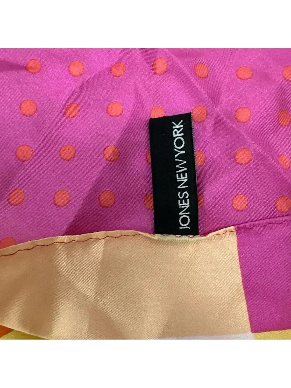 Jones New York 100% Silk Lot of 2 Scarves